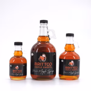 Maple Syrup (Round Glass)